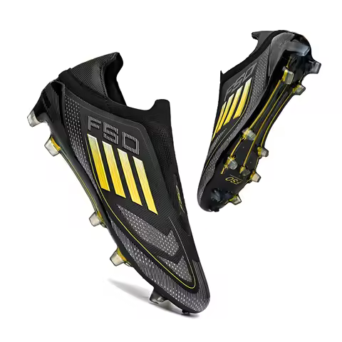 New Men Soccer Shoes Cleats Outdoor Sport Football Boots Non Slip Training Boys Breathable Adult Long Spikes Match Comfortable