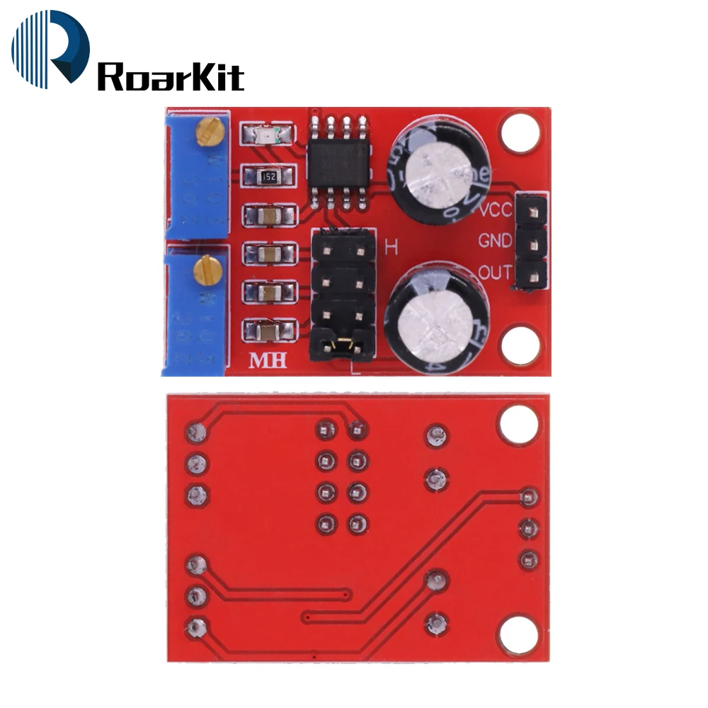 1/5/10PCS NE555 Pulse Frequency Adjustable Duty Cycle Square Wave Modules Rectangular Wave Signal Generator Stepper Motor Driver