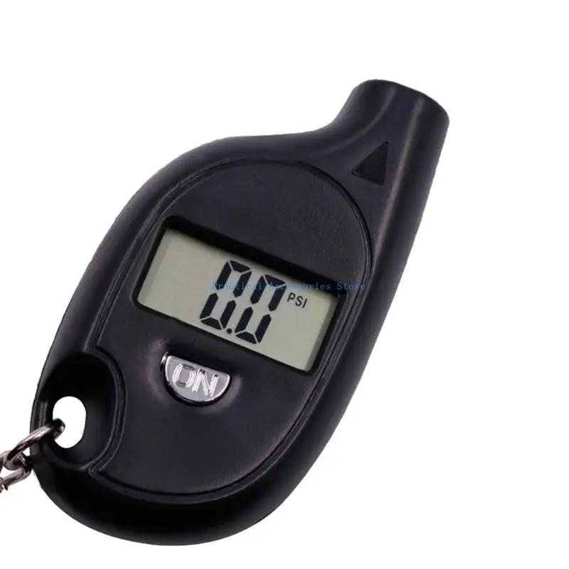 

U75E Tire Air Pressure Meter Keychain For Car Truck Auto Motorcycle PSI / Kpa / Bar / c㎡ 4 Units Tire Pressure Gauge