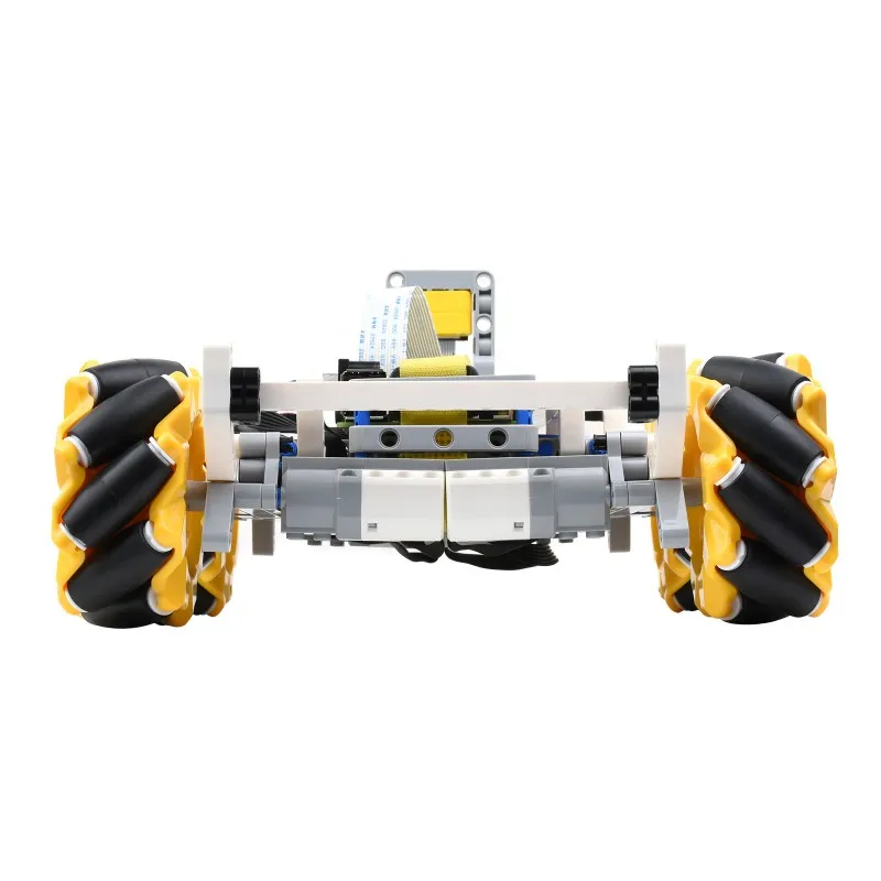 BuildMecar Kit, Smart Robot with Mecanum Wheels, 5MP Camera, Based on Raspberry Pi Build HAT