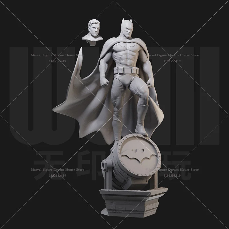 1/24 1/18 Scale DC Batman Justice Dark Knight Wayne Step Lamp Double Head Edition DIY Self-assembled GK 3D Resin Un-panited Doll