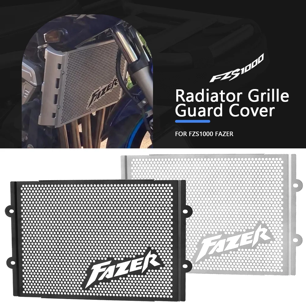 

Motorcycle Accessories FOR YAMAHA FZS1000 FZS1000S FAZER FZS 1000/S FAZER FZ1N/S 2001-2005 Radiator Grille Guard Cover Protector