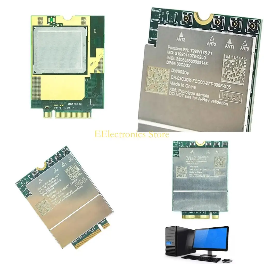 

B03C WWAN Connector Adapter T99W175 DP-N 03C3GX Wireless Card WIFi Wlan
