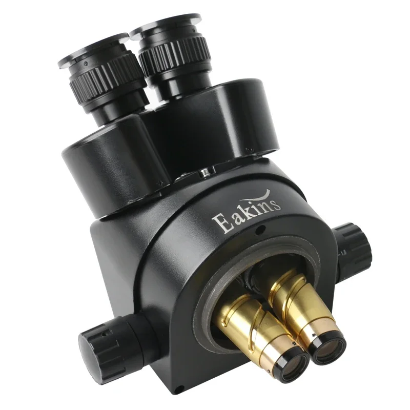 Imagem -05 - Microscópio Trinocular Estéreo 3.5x180x Parfocal Rotação Suporte de Articulação do Braço 55mp 48mp 4k Câmera 1080p Reparo Pcb
