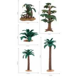 Model Simulation Trees Railroad Train Garden Park Scenery Miniature Trees Landscape Decoration Farm Accessory Figures Trees