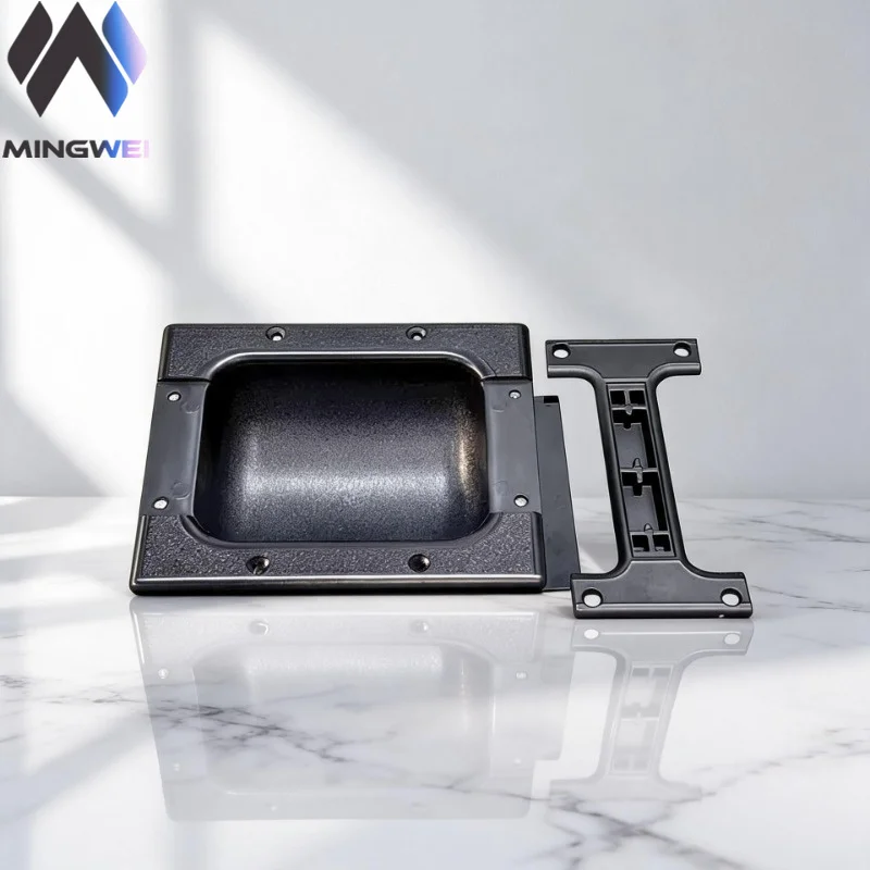 MW Audio 4pcs 173x147x62mm Line Array Speaker Handle, Reinforced Steel Recessed Cabinet Grip for Pro Audio Replacement