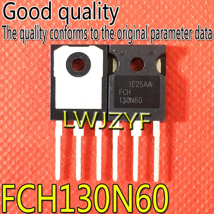 (3Pieces) New FCH130N60  MOS 28A600V MOSFET Fast shipping