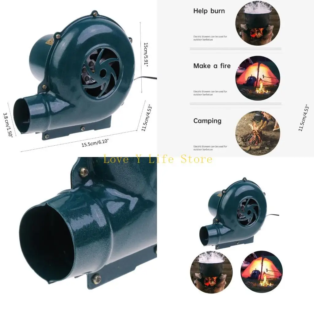 L74C BBQ الشواء مروحة محمولة منفاخ الهواء AC100-240V السرعة القابلة للتعديل 4000R مروحة الشواء