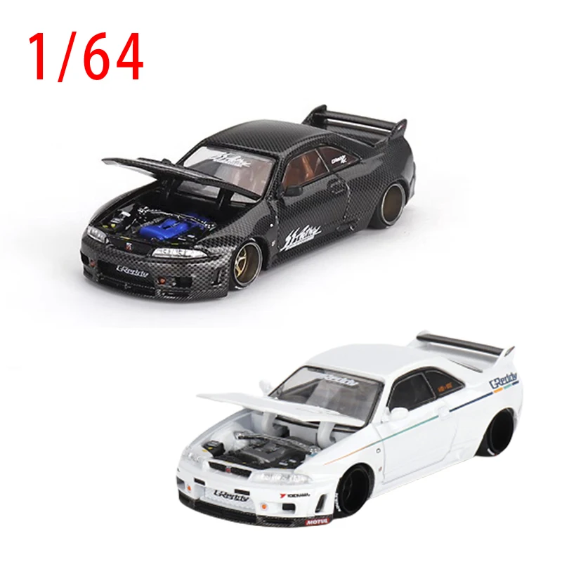 

KAIDO HOUSE + MINIGT 1:64 Nissan Skyline GT-R R33 модель автомобиля из сплава, литая под давлением модель автомобиля Nissan Skyline 1/64