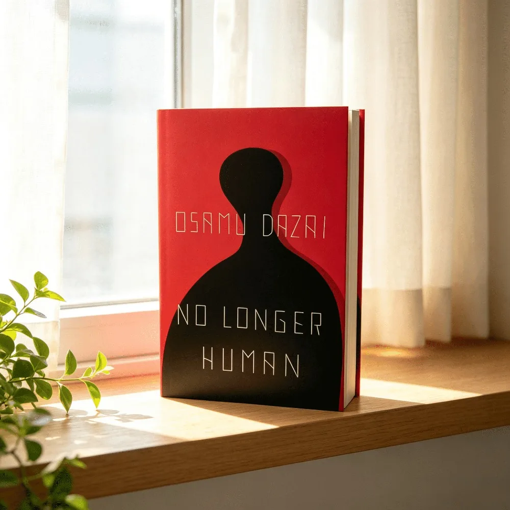 `No Longer Human Osamu Dazai English Literature Lovers Paperback Classic Japanese Psychological Fiction Novel Reading Book