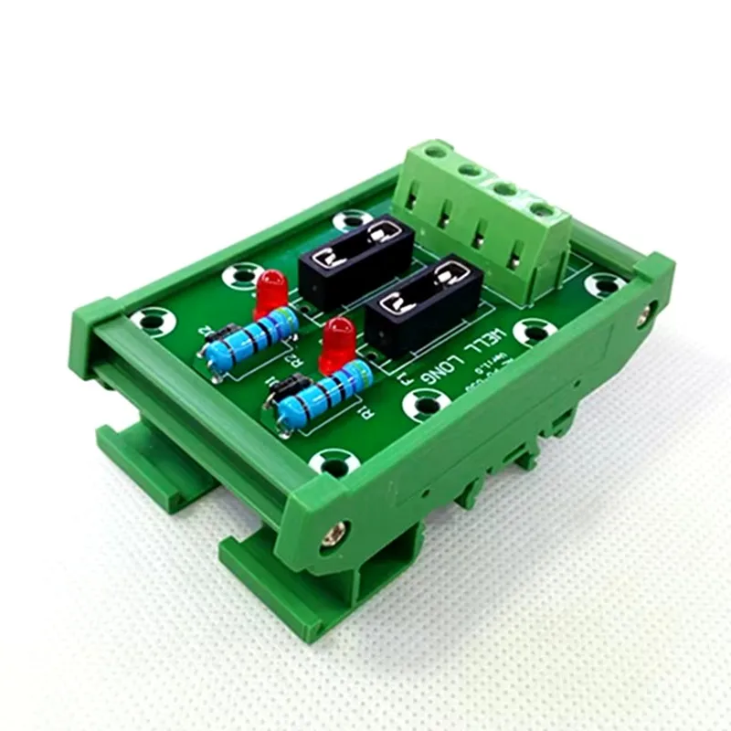 

DIN Rail Mount 2 Position Fuse Module Board.