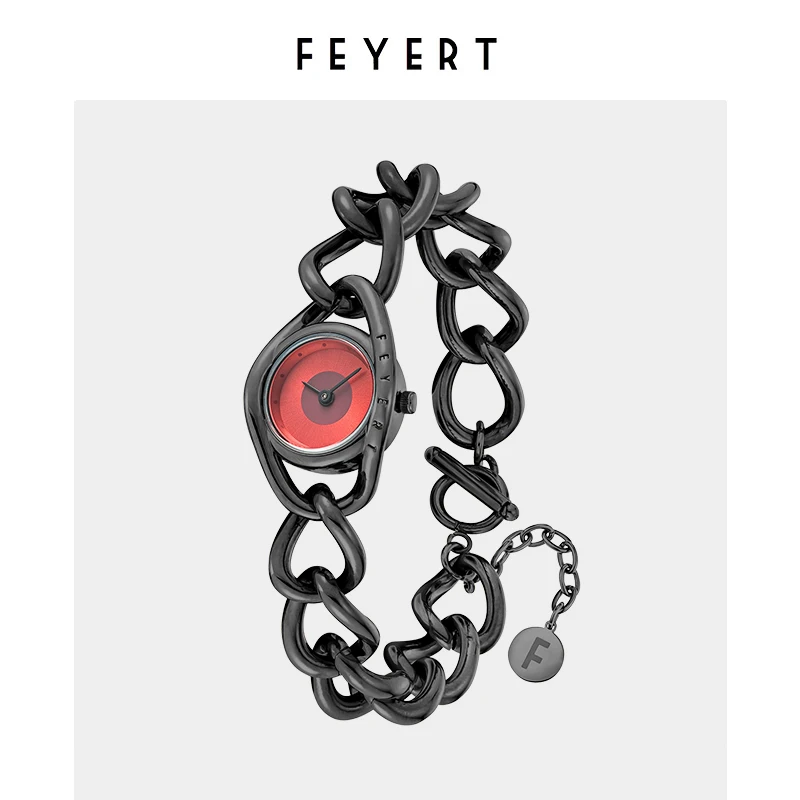 

Feyert Watches for Women Minimalist Luxury Unisex Design Quartz Watch Men's and Women's Steel Chain Student Fashion Watch