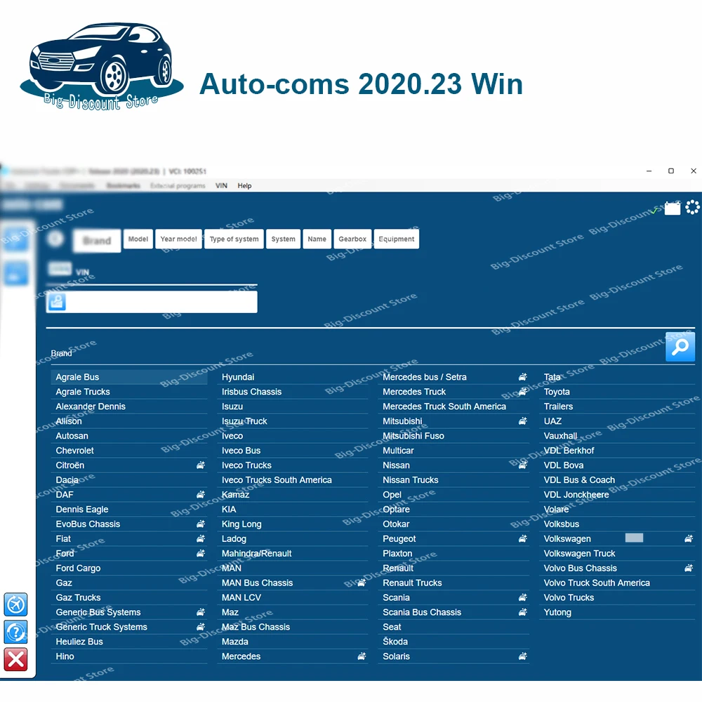 Latest Rele-ase 2020.23 with keygen Softwares For au-to-coms Car Truck Diagnostic Tools Obd Scanner DS-150E send link CD or USB