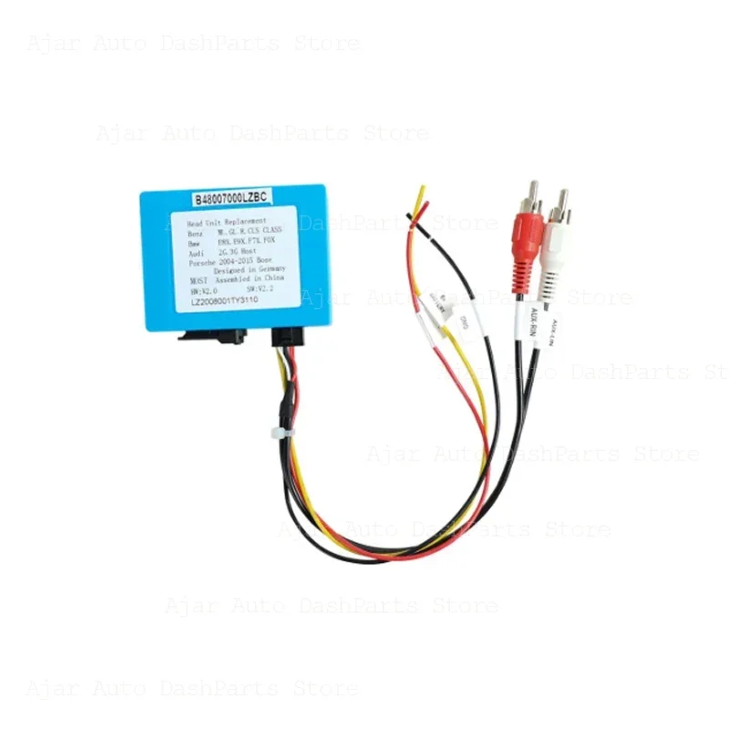 D2B Digital Data Optical Fiber Decoder Most Box Car Radio Amplifier Adapter Decoder For Mercedes Benz/ML/GLR/SLK W164/W251
