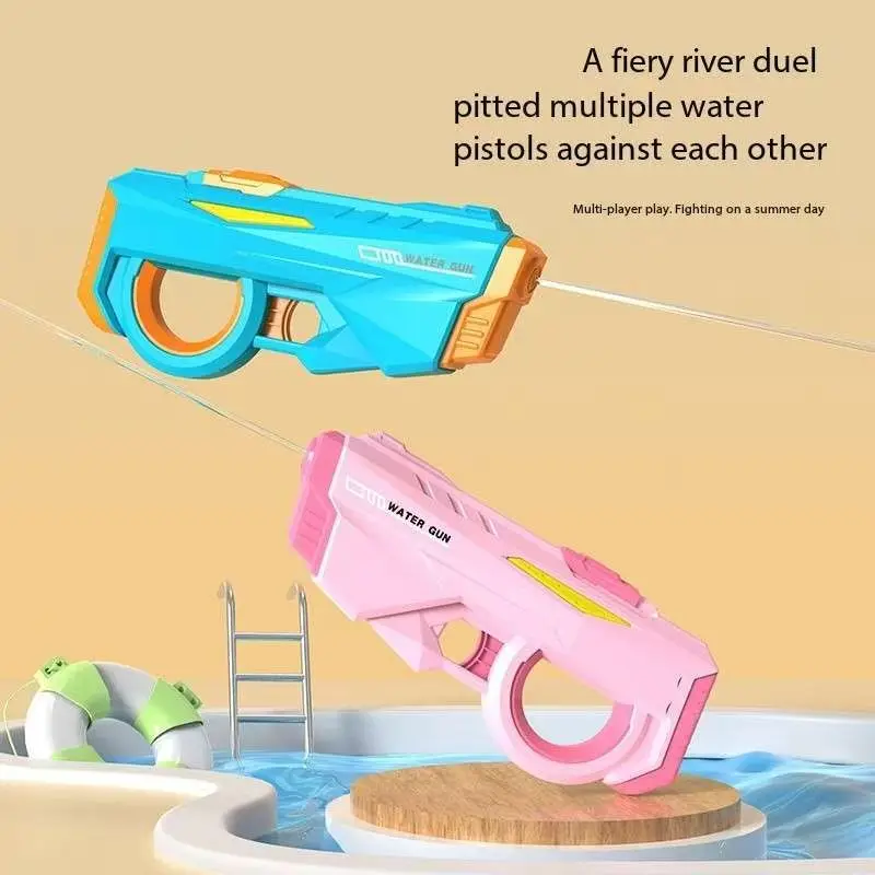 

Летний уличный детский электрический водяной пистолет, игрушки, полностью автоматический непрерывный фриго, пляжная боевая игра для детей, подарок