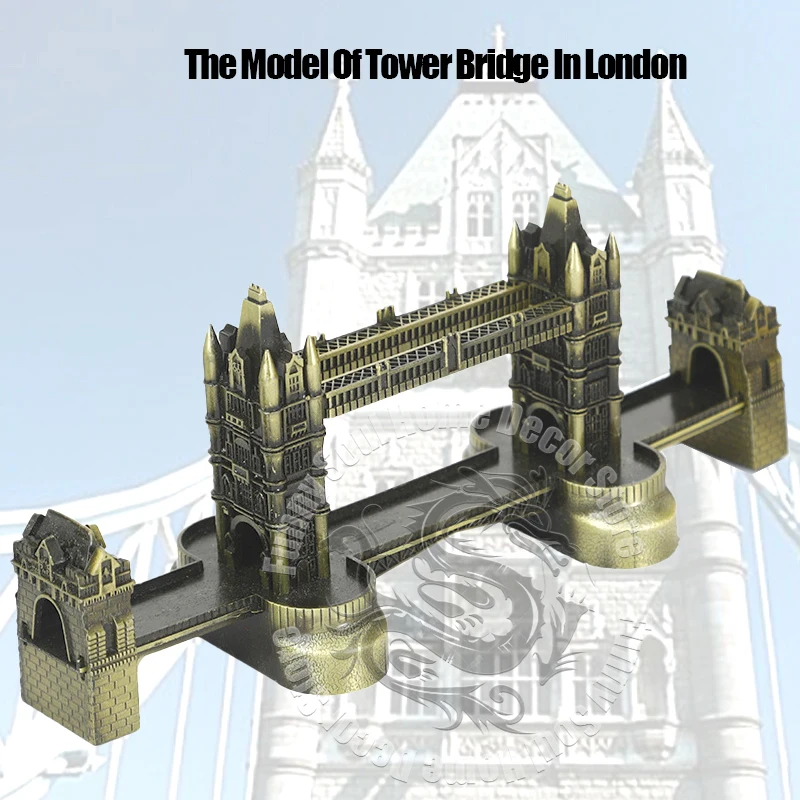 

Metal London Bridge England Iconic Landmark Model Historic British Architecture Replica Collectible Souvenir Gift Home Decor