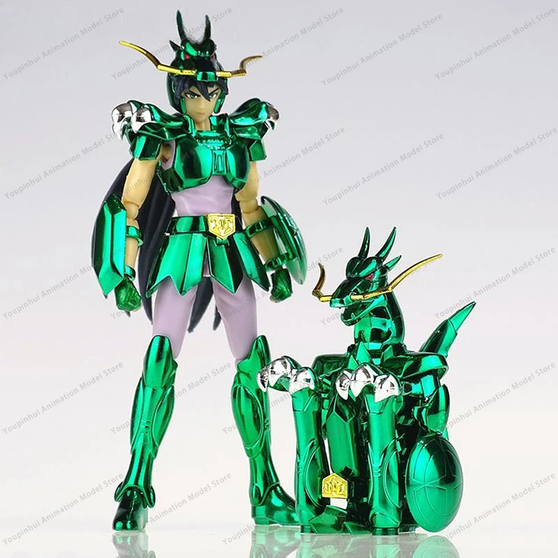 SG Jmodel Saint Seiya Myth Cloth EX DDP Dragon Shiryu With Totem/Object Totem 10cm Mini Size Bronze Saint Metal Armor Figure Toy