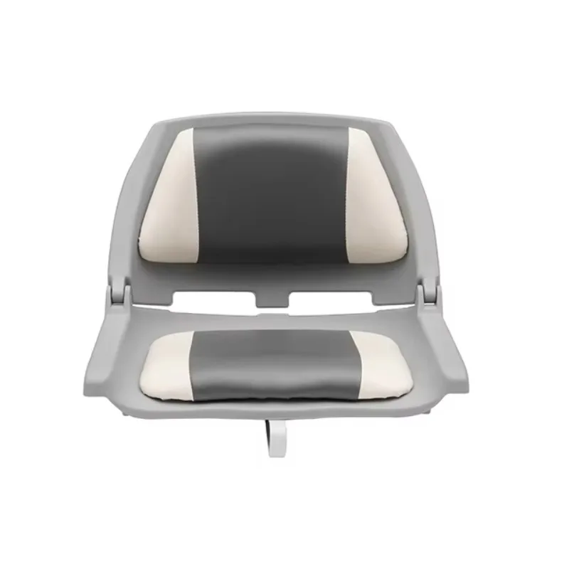 STLFF Foldable Low Back Boat Seat for Fishing and Boating Removable Front Boat Seat