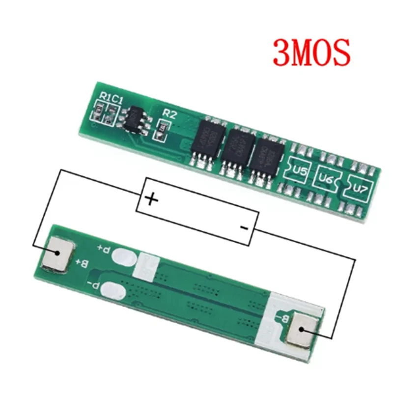 1S 7.5A 10A 15A 3.7V Li-ion 3 4 6MOS BMS PCM Battery Protection Board PCM for 18650 Lithium Lion Battery