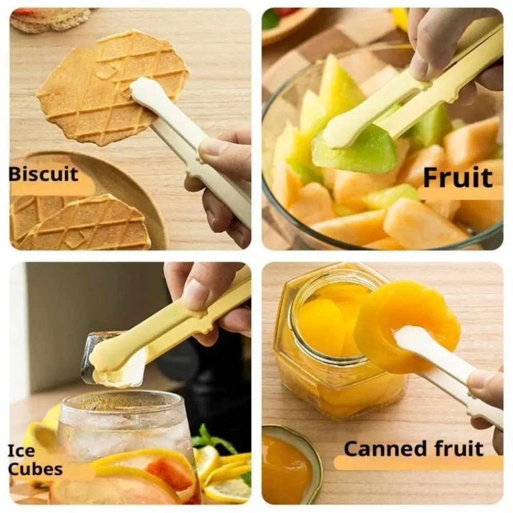 

Cat Paw Food Clips Silicone Non-Slip Ice Clips Mini High-temperature Resistant Snack Food Clip