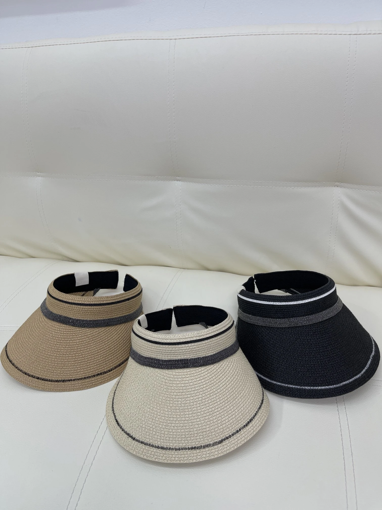 2024 Summer New High Quality Chain Sun Hat Women'S Summer Straw Hat