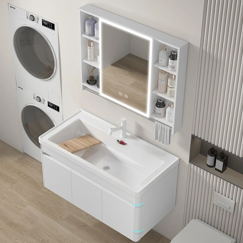 Gabinetes De baño De nuevo estilo para Hotel, gabinetes De baño De lujo para casa De familia, muebles minimalistas para el hogar, Gabinete De Baño Lsysg
