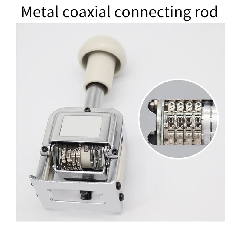 A92P 2X Automatic Coder 4Digit Number Machine Production Date Manual Coder Numbering Advance Machine Quick-Drying Ink Black