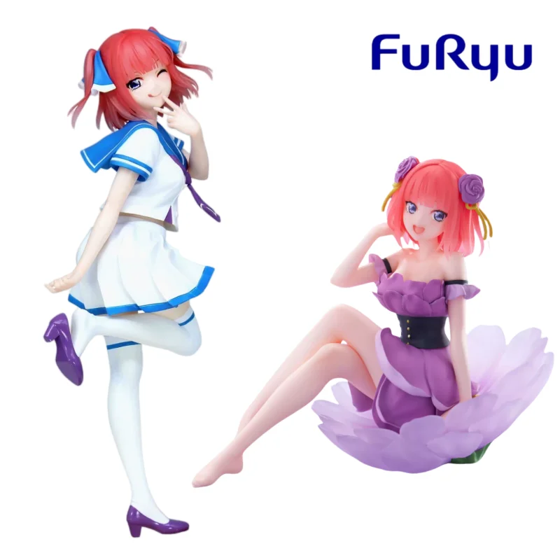 

В наличии оригинальные FuRyu The Quintessential Quintuplets Nakano Nino Sailor Uniform Flower Аниме Фигурка Модель Коллекция Игрушки Подарки