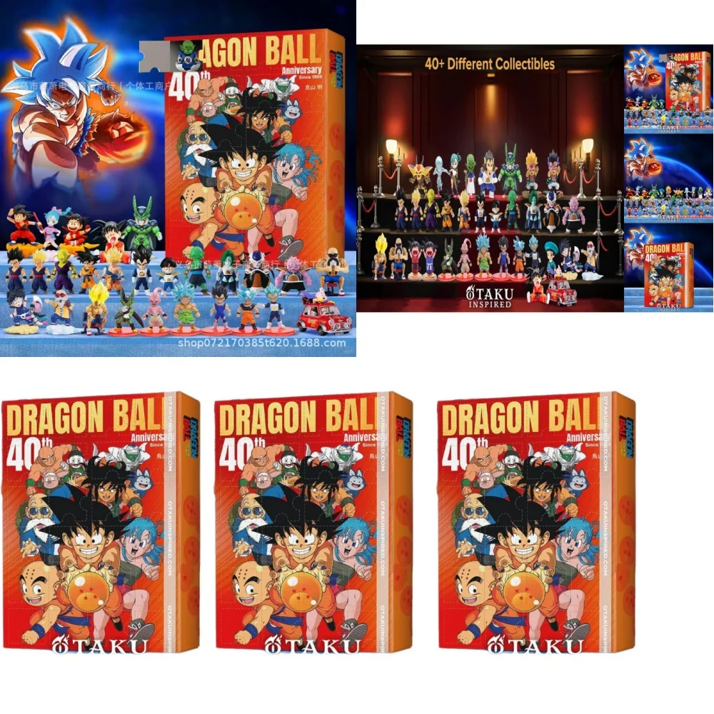 

New Dragon Ball Christmas Advent Calendar 40th anniversary Countdown Blind Box Figures Halloween Gift Fans Peripheral Product