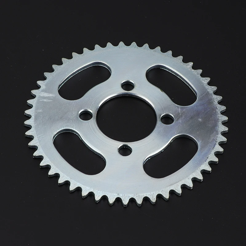 Electric Scooter Sprocket 25H 47T Sprocket 3/4 Holes Rear Sprocket Steel Electric Scooter Sprocket Replacement Accessory