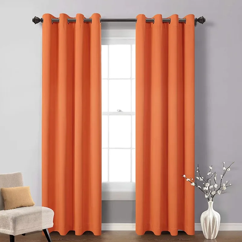 Bedroom, Grommet Room Darkening Curtain, Amazing Triple Weave Thermal Insulated Blackout Curtain