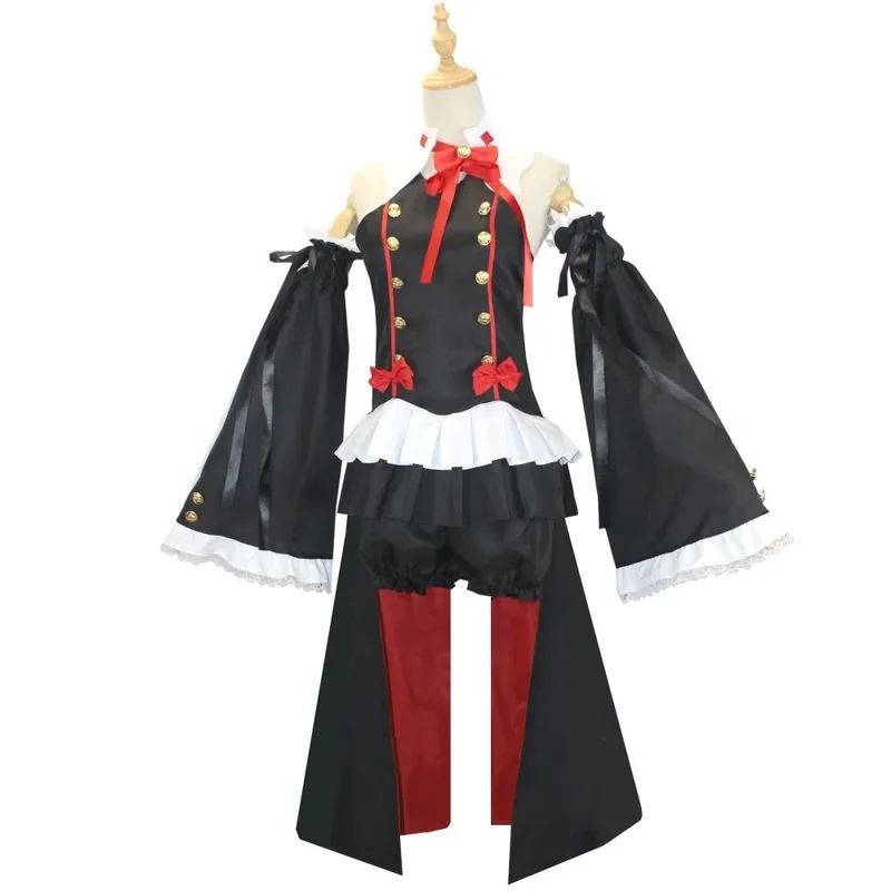 Seraph Of The End Cosplay costume for Women, Owari no Seraph Witch Vampire, Halloween Clothing