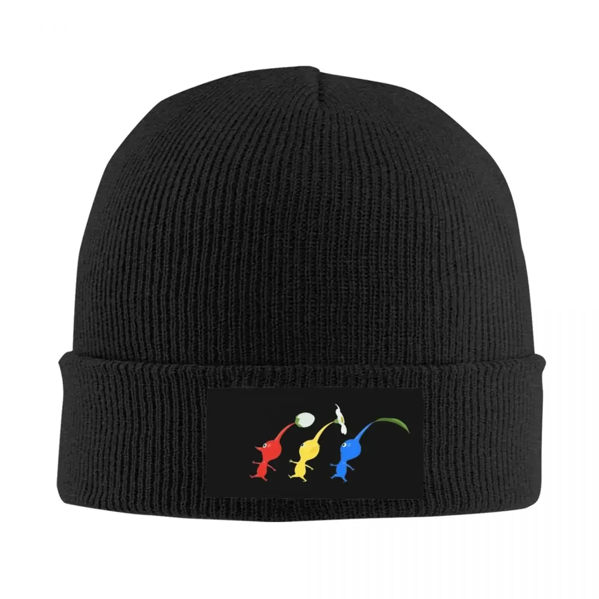 Pikmin Running Hat Autumn Winter Beanie Warm Cartoon Cap Female Male Knitted Caps