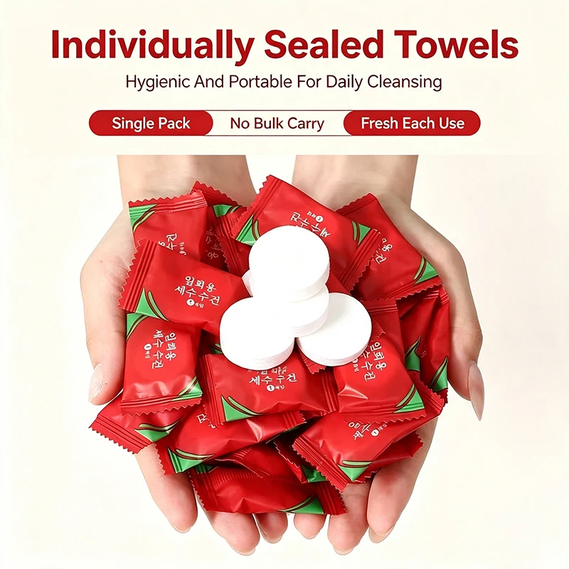Microfiber Towel Disposable Bathroom Accessories For Home Mini Wipes Beach Suitable for Home Tissue wipes Facial Compress Hotel