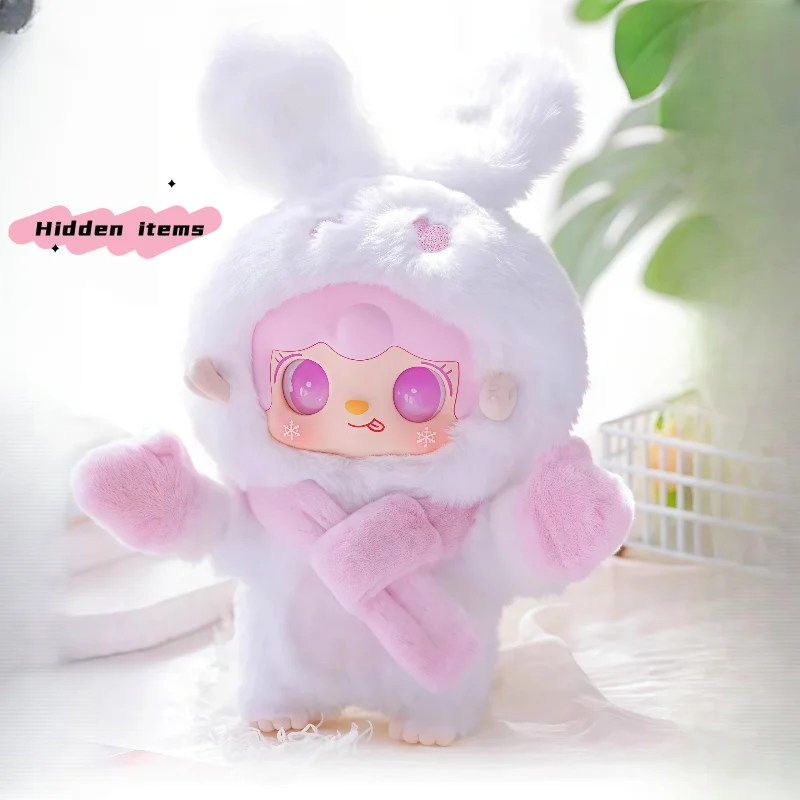 Novo oxigênio yooki coelho quente caixa cega de pelúcia quarto quente e bonito decoração ornamentos caixa mistério