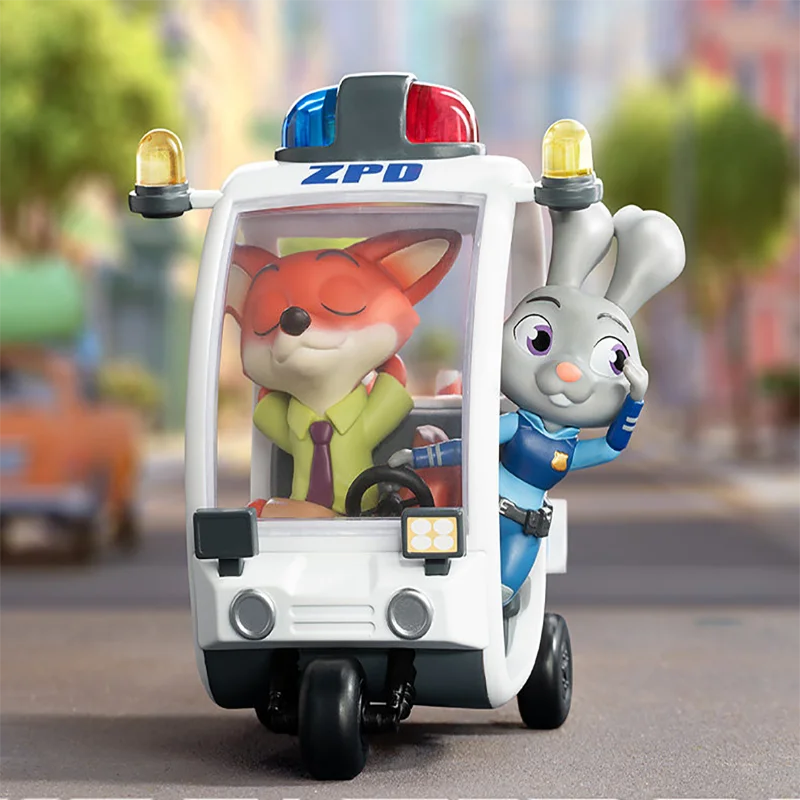 

52TOYS Blind Box Disney Zootopia Nick Judy Partner Collectible Figure Desktop Ornament Trendy Toy Surprise Gift For Adult Fan