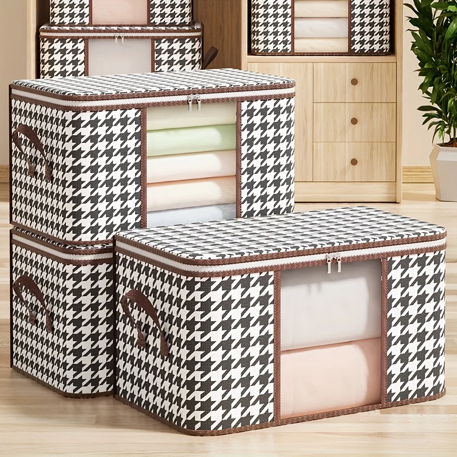 3 Stück Kleidungs- und Quilt-Aufbewahrungsbeutel mit großer Kapazität, faltbare Reise-Aufbewahrungsboxen, Umzugs- und Verpackungsbeutel für die Organisation zu Hause