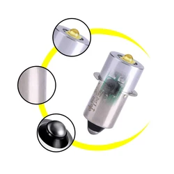 Bombilla LED P13.5S Pr2, Kit de conversión Maglite, celdas 2-16 C y D, actualización de 3W