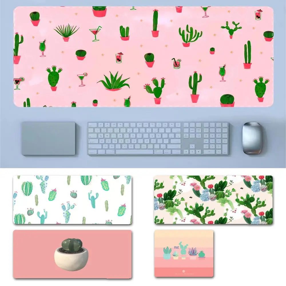 

Cartoon Art Summer Cactus Mousepad Boy Pad Laptop Gaming Mice Mousepad Size for Game Keyboard Pad for Gamer