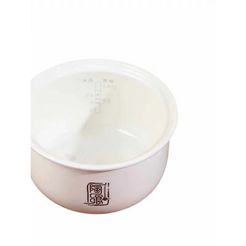 For Uncoated 3-liter Ceramic Rice Cooker 0 Coated Liner 1-3 People Household Cooking Pot