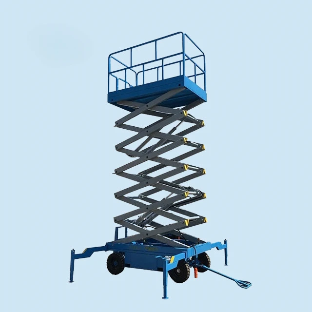 4 meters 6m  8m 15m  Mobile Hydraulic Battery Trailer Electric Scissor Lift Table Lift Table Platform  Lift Scissor 10m