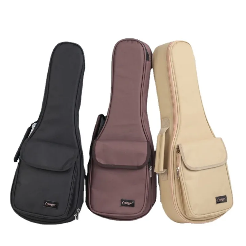 Thicken Soprano Concert Tenor Ukulele Bag Case Backpack Handbag 15MM 21 23 24 26 Inch Ukelele Mini Guitar Accessories Parts Gig