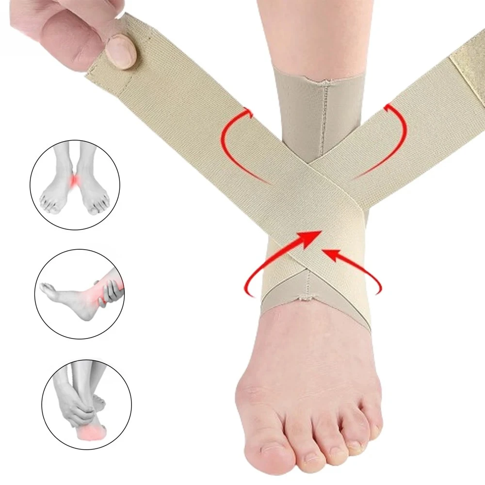 1 paio di tutore per la caviglia con compressione, stabilizzante, per uomo e donna, per tendinite dell'achillea, gonfiore, corsa, supporto per la caviglia, sport, dolori alle articolazioni
