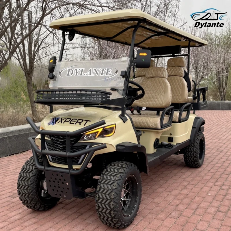 

New Design Economical Factory Direct Sale Multifunctional Adult 6 Seater Electric Golf Cart With 5KW AC Motor Controller