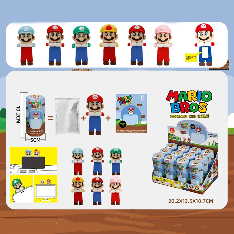 Pudełko z niespodzianką Zabawki Mario Bros Figurka anime Ozdoby Kolekcja Sonny Angel Lalki Sonny Angel Dreaming Seria Zabawki dla dzieci Prezenty