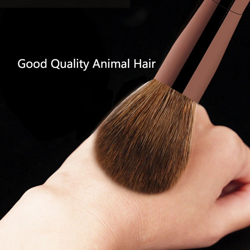 7pcs/set Hourglass Red Fox hair Travel Size Makeup brushes Powder Eyeshadow domed crease Make up brush cosmetic tools with bag