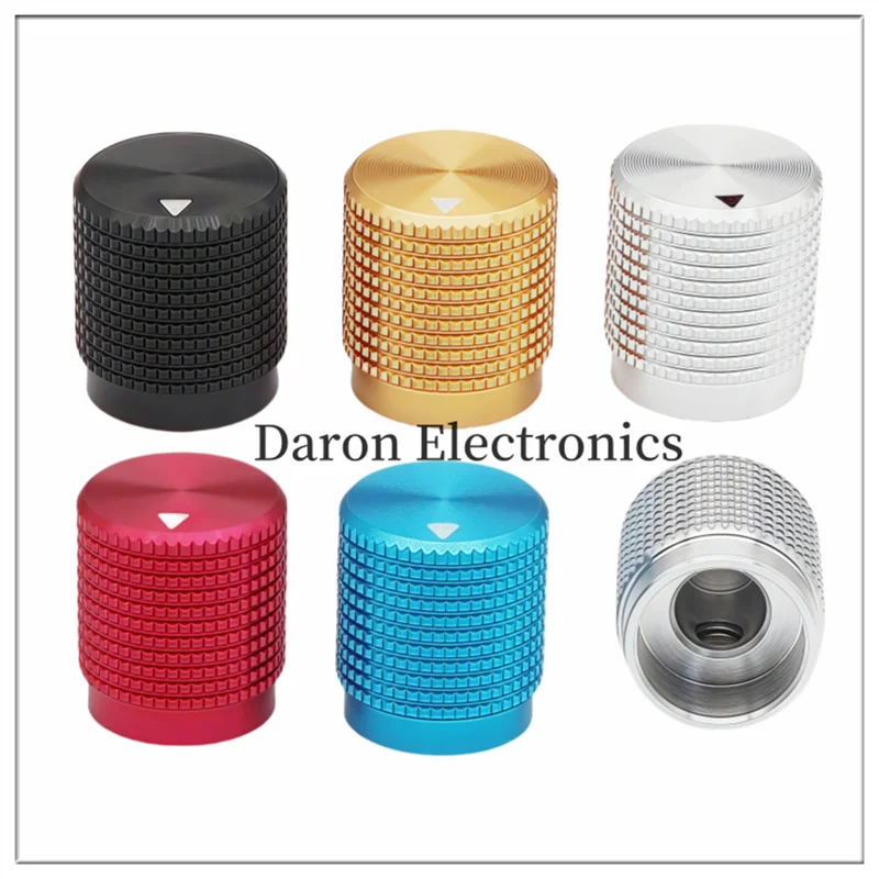 Aluminum alloy knob cap 14*16 digital broadcasting/instrument and meter rotary adjustment cap potentiometer knob round hole 6mm