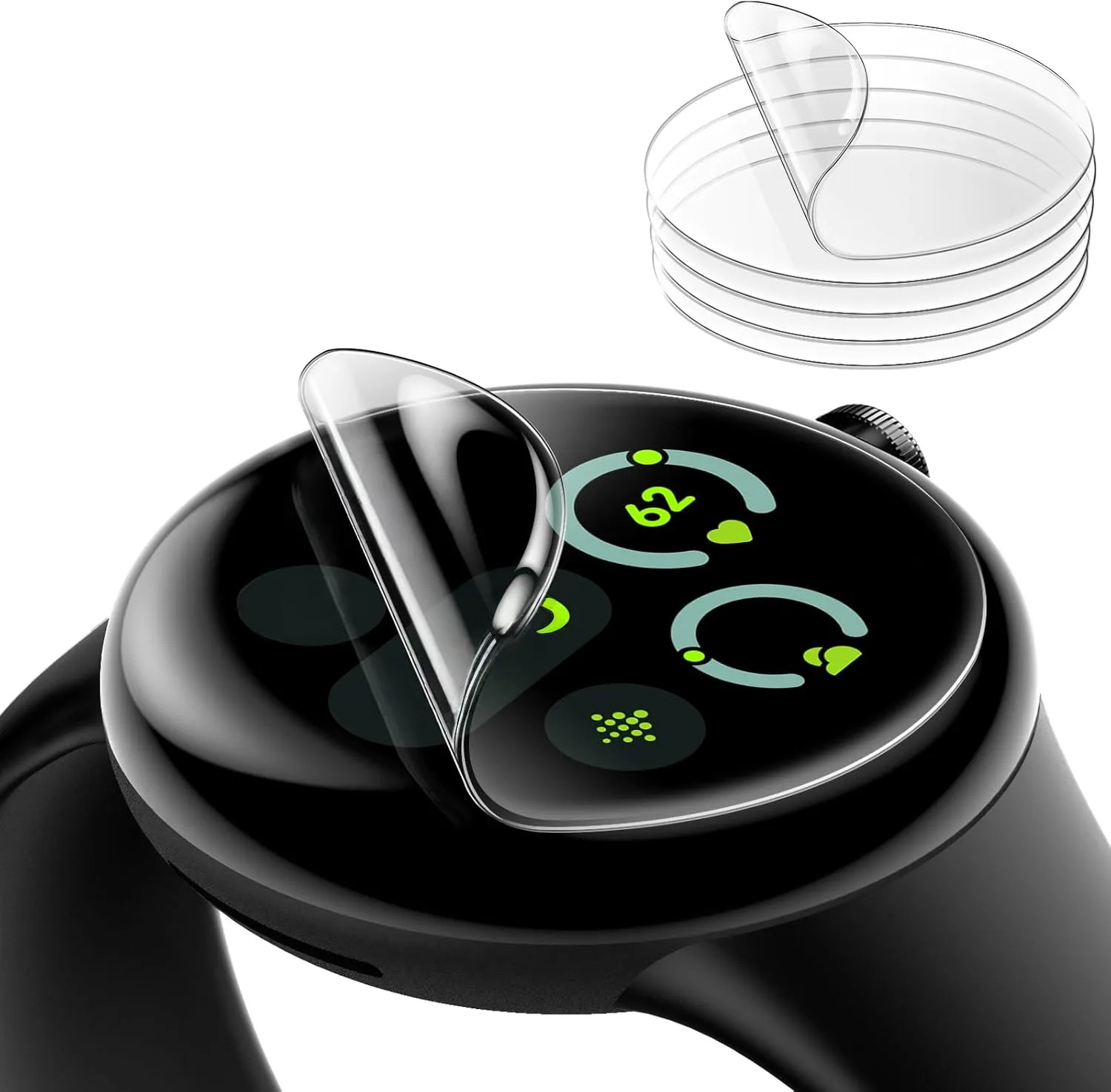 

For Google Pixel Watch4 45mm Pixel Watch 4 41mm Protector Soft TPU Hydrogel Film HD Clear Anti-scratch, Bubble-Free, Anti-Finger