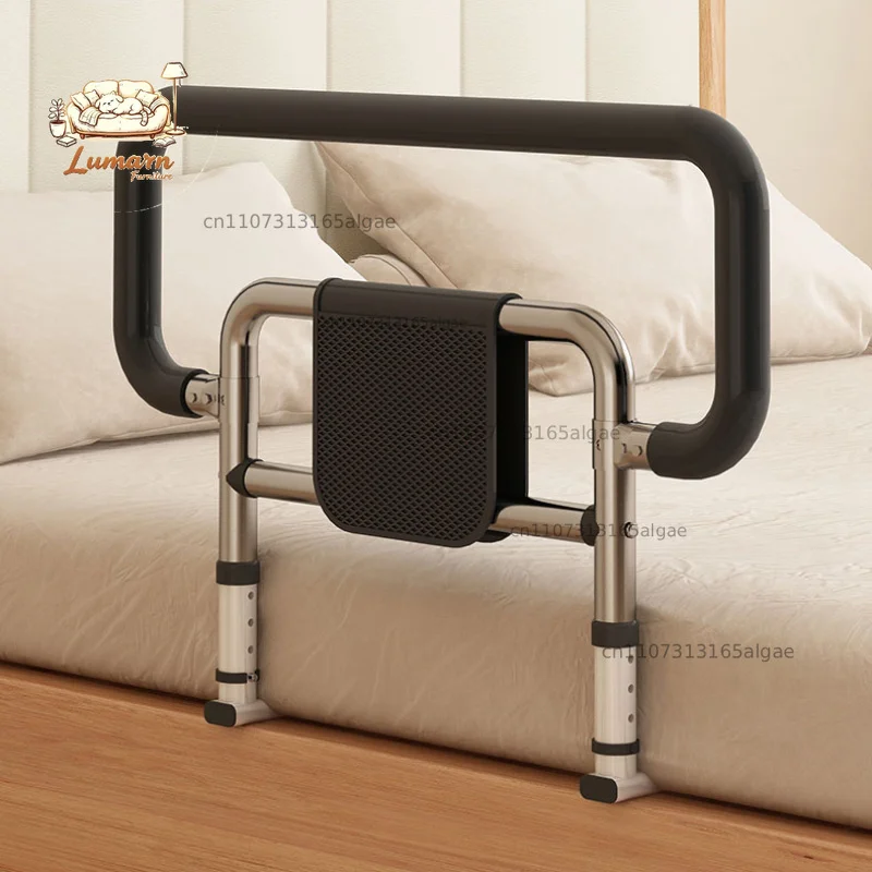 Bed Rails for Pregnant Senior Safety Height-Adjustable Elderly Bedside Guardrail Rail Beds Side Protection Device &Storage Bags