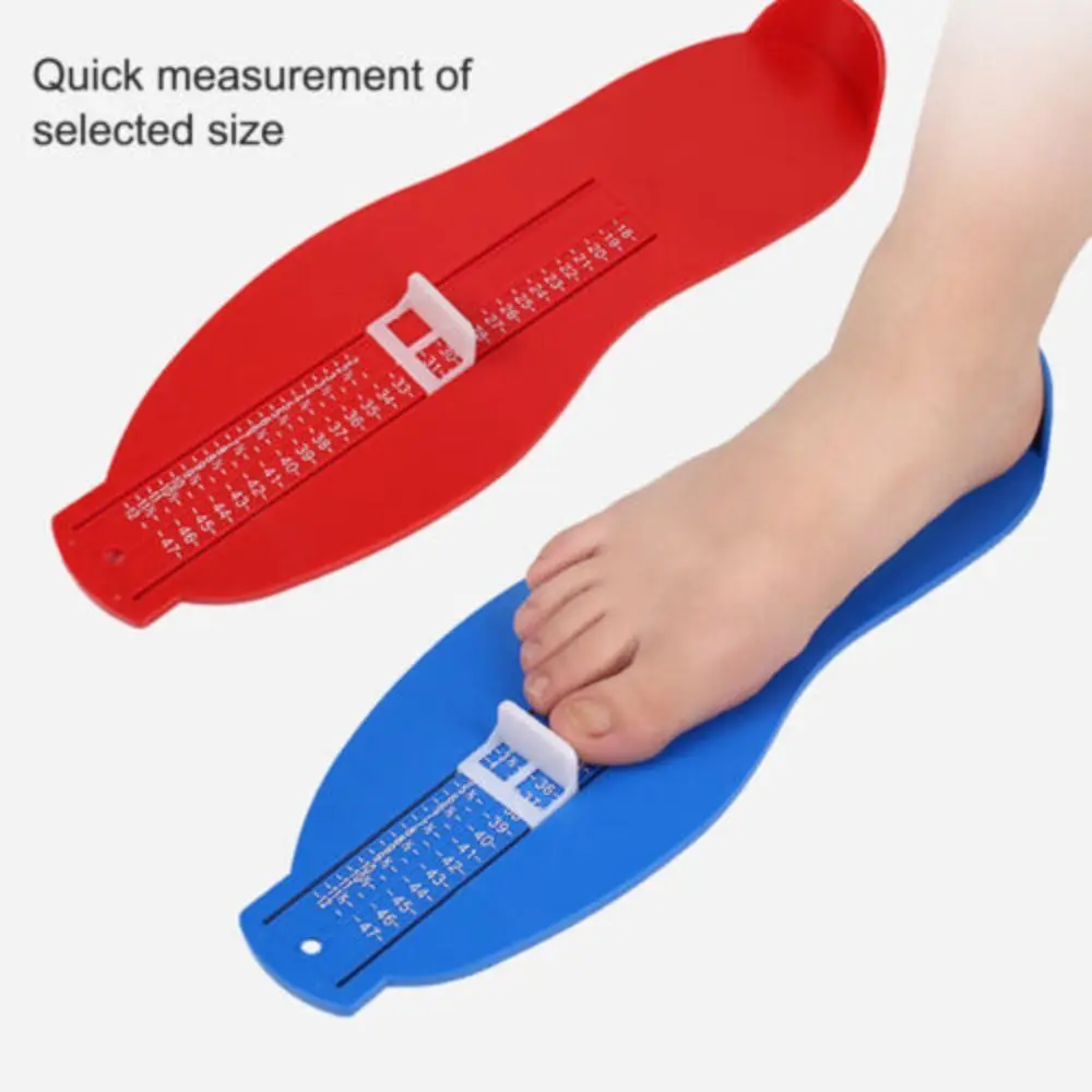 Portable UK Size EU Size Foot Measure Gauge Device Shoes Size Measuring Ruler Hanging Design Foot Care